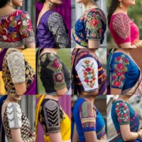 New Trendy Blouse Sleeve Design Ideas