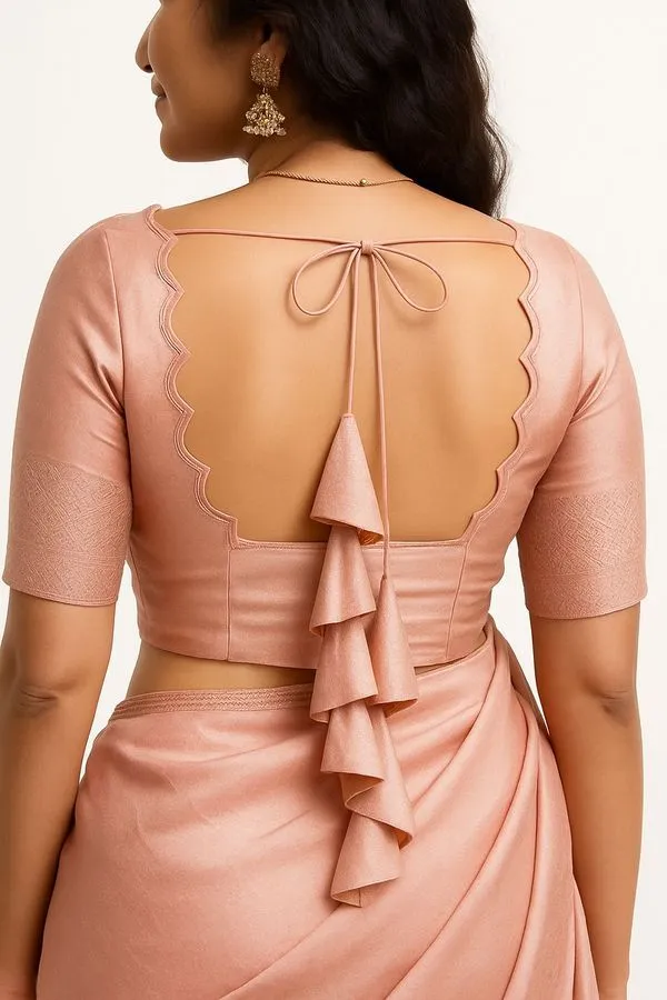 blouse back design photo