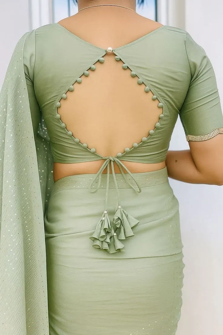 blouse back design photo
