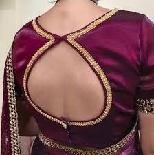 Back neck latest blouse design Ideas 2024- Designerwali