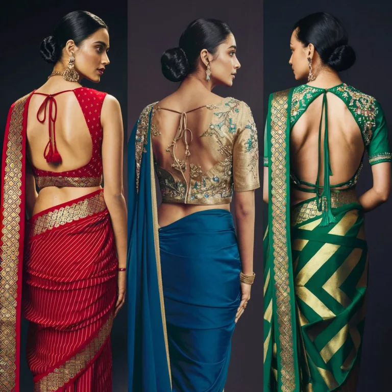 Blouse designs back: Unveiling the Beauty of the Backside