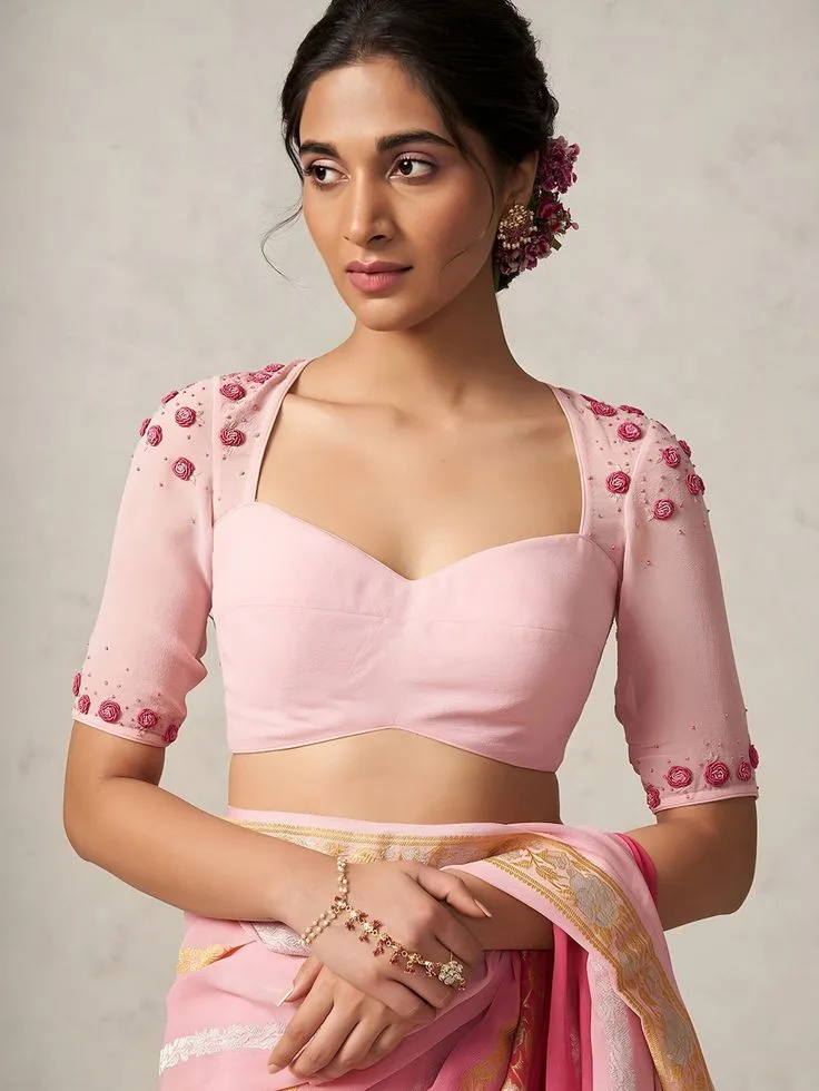 Full sleeve blouse designs 3