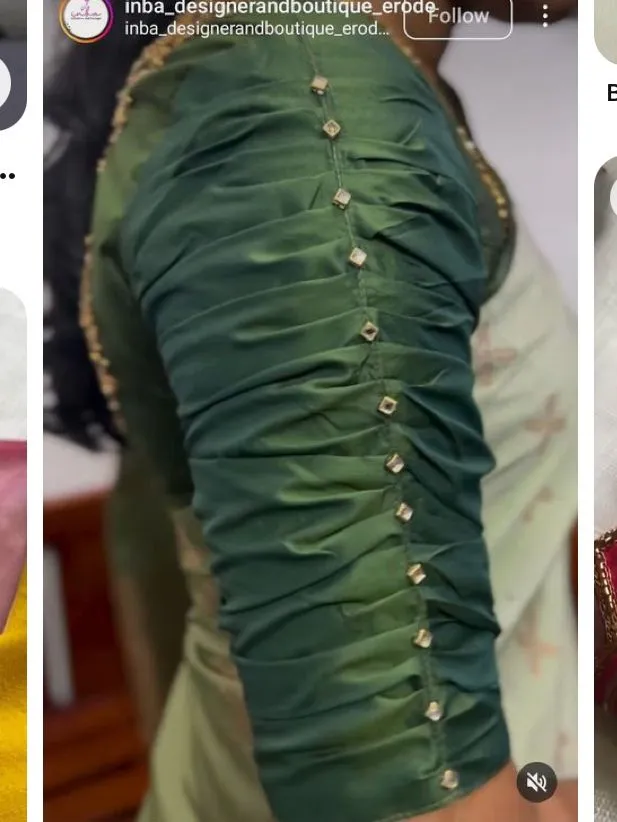 unique blouse sleeves design images