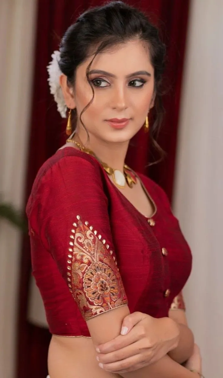 unique blouse sleeves design images