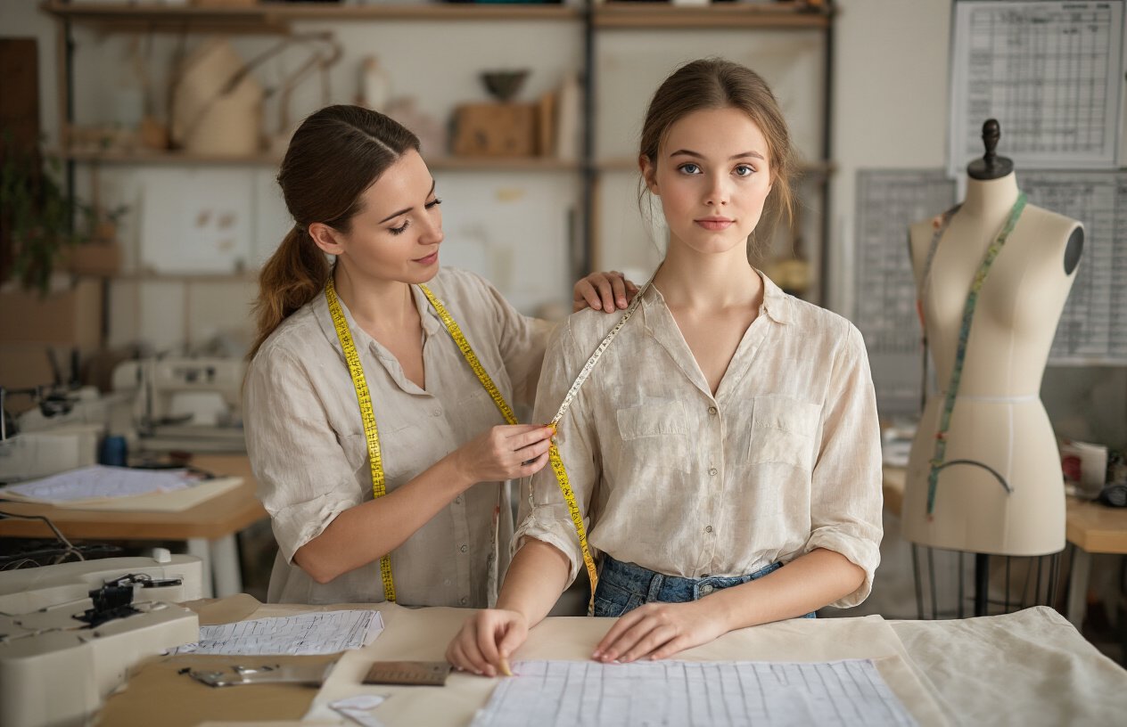 Essential Body Measurements for Blouse Fitting