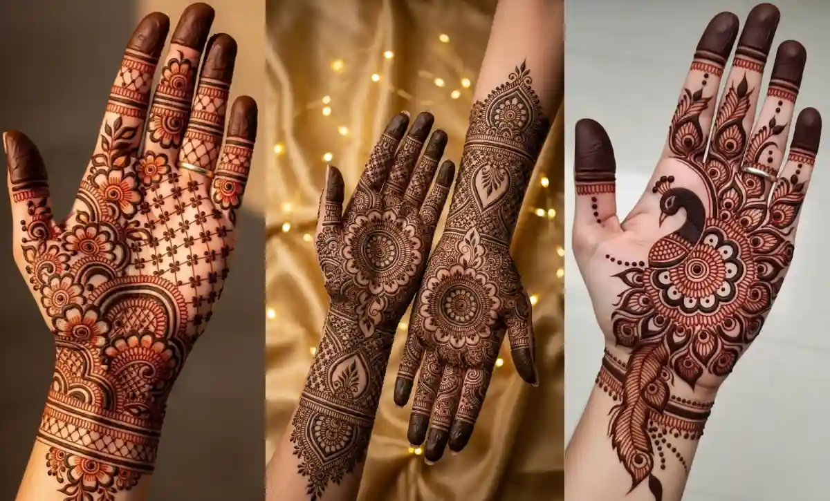 Bridal Mehndi Designs for Full Hands Front and Back