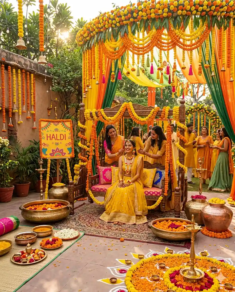 Haldi Decoration Ideas