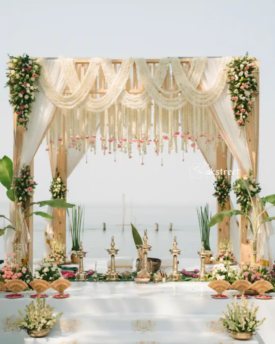 Hanging Kaleeras Wedding Mandap Decoration