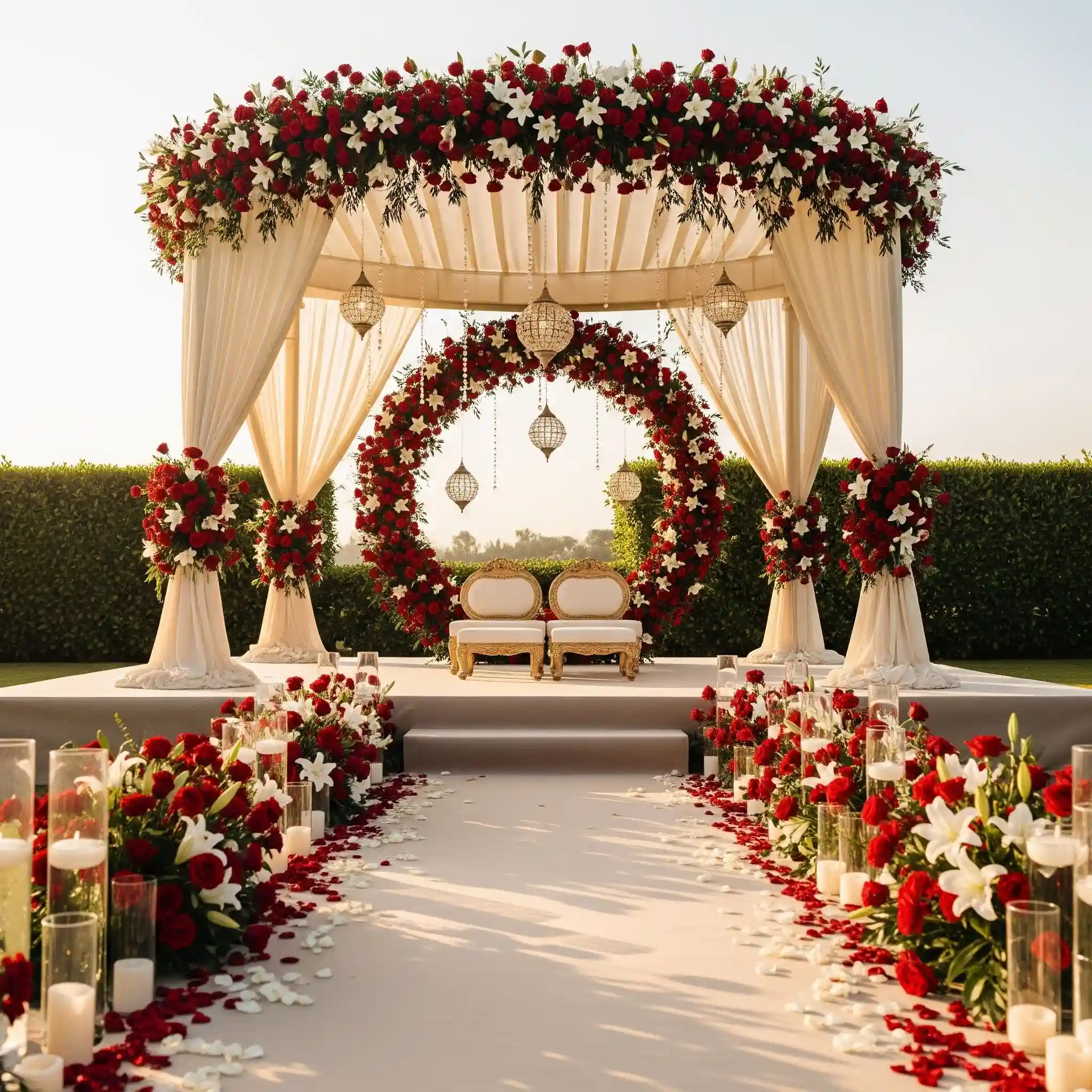 Grand Finale Custom Wedding Mandap Design Images