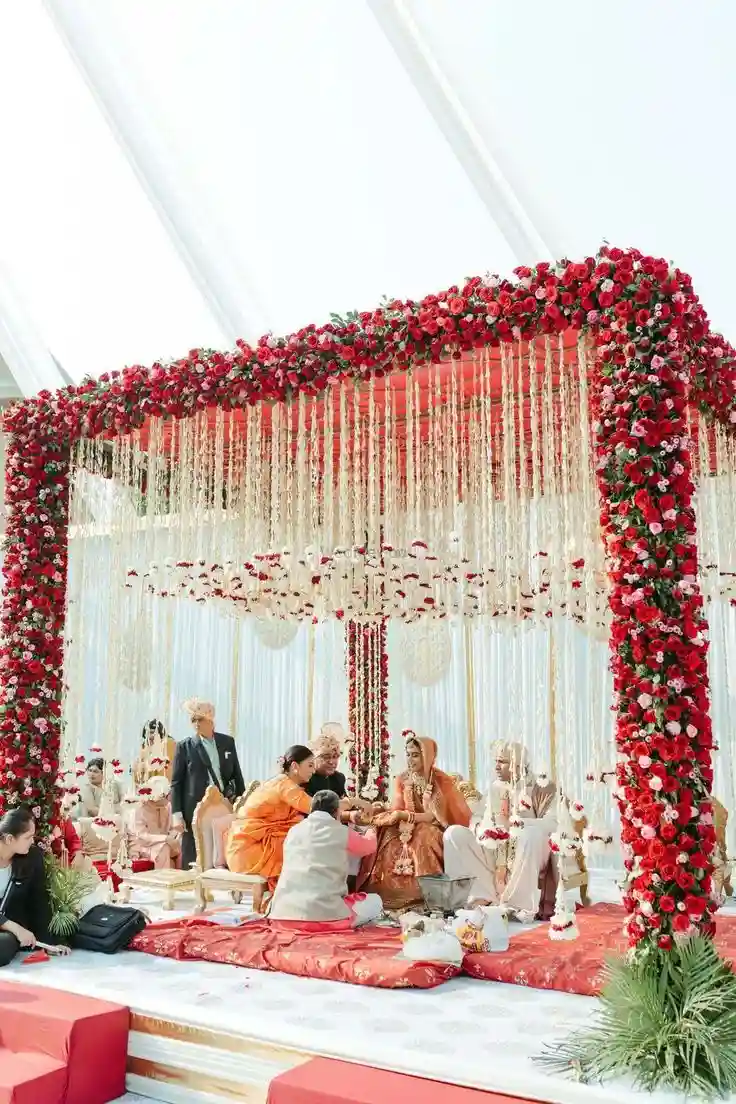 Mughal Archway Mandap Decoration