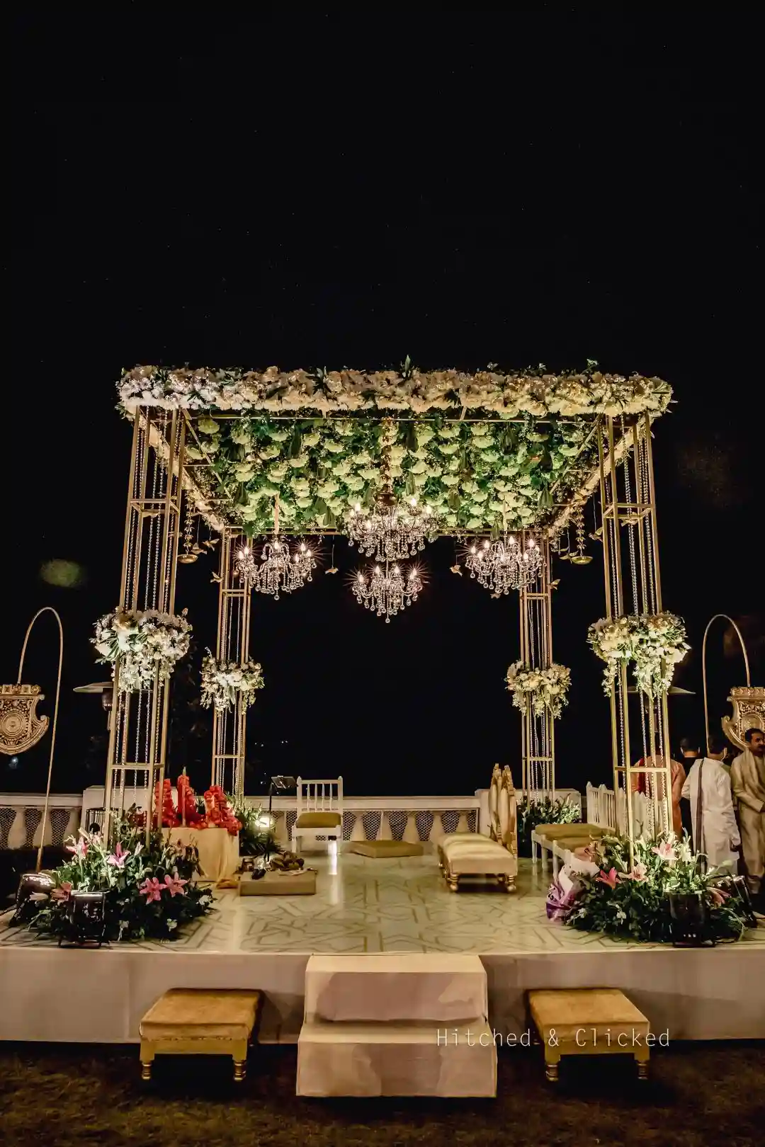 Minimalist Bamboo Wedding Mandap