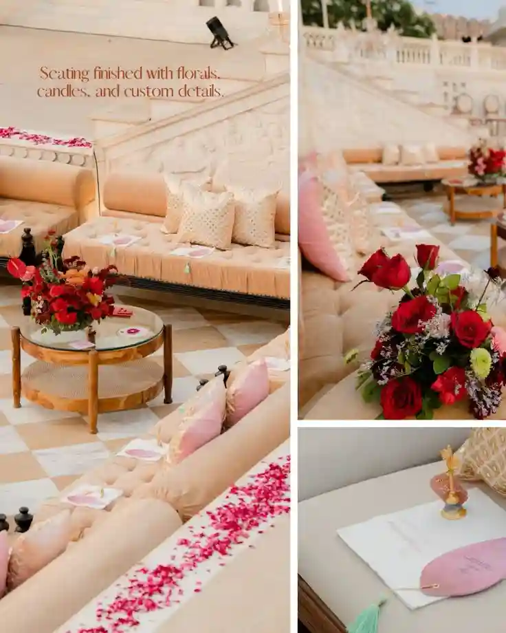 Mirror and Glass Mandap Decoration
