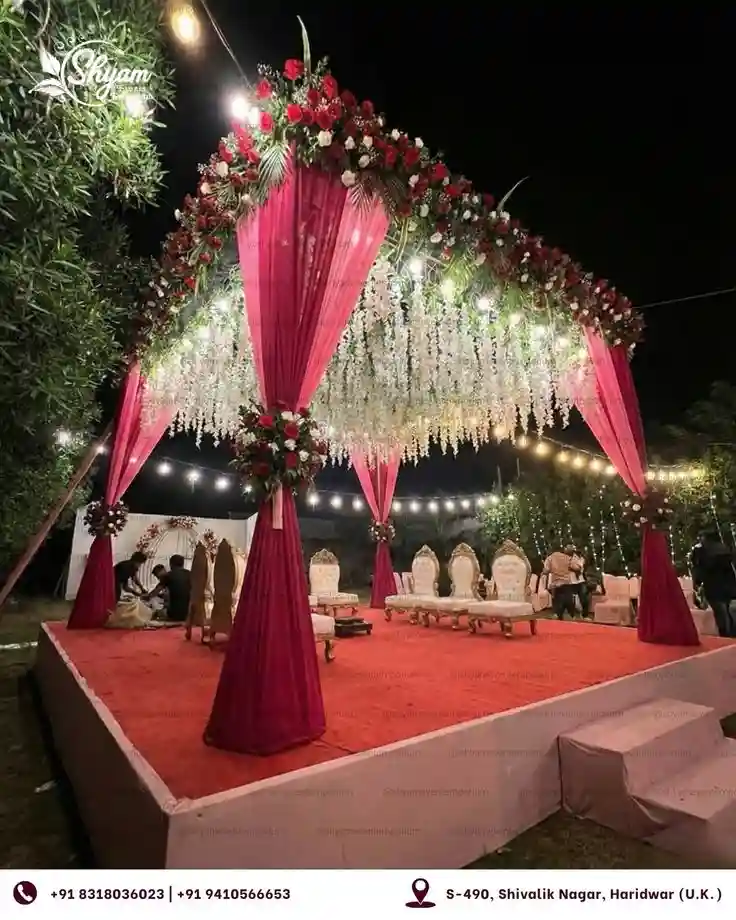 Peacock Theme Wedding Mandap Ideas