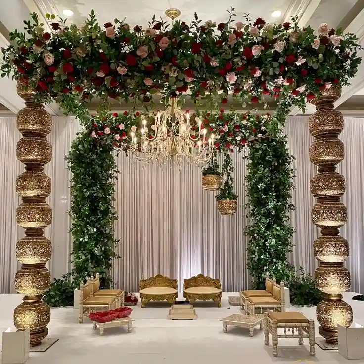 Marigold Overload Indian Mandap Design
