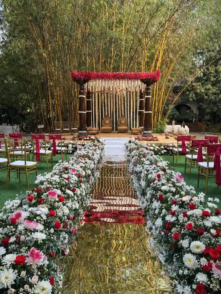 Beachfront Wedding Mandap Design