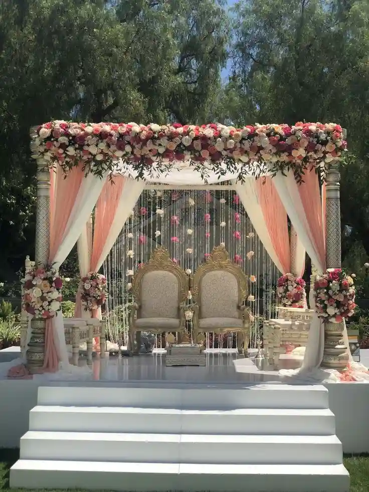 Rustic Outdoor Marriage Mandap